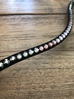 Bling Swing Rose Brown : Magic Tack Wave-browband without loop