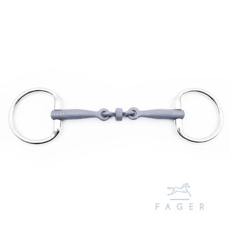 Alice Titanium fixed ring bradoon (Fager)