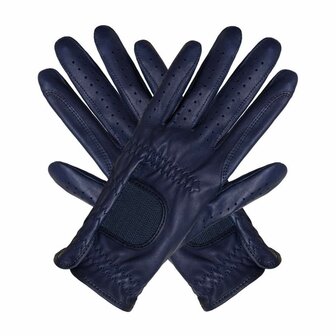 LAST CHANCE Magic Tack navy leather gloves without patch 
