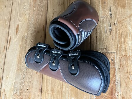 EQ-TEQ&trade; FRONT and back BOOT BROWN Custom equifit
