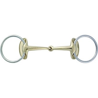 LAST CHANCE Gold Wings single jointed snaffle Stubben Steeltec