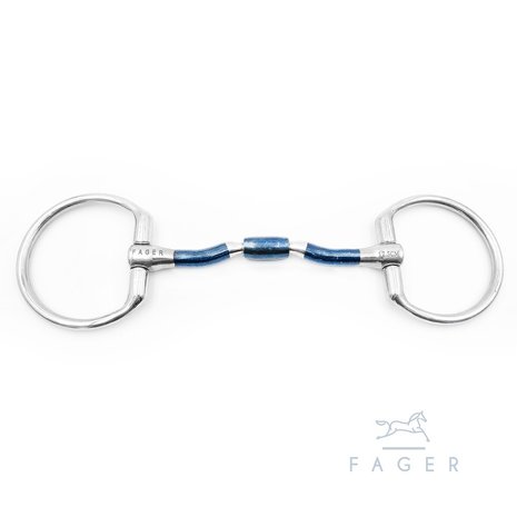 Nils anatomic barrel sweet iron D-ring (Fager)