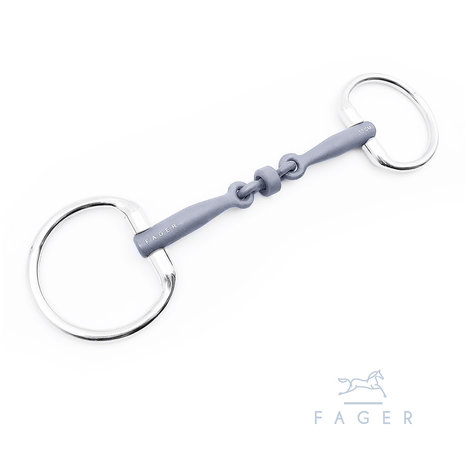 Alice Titanium fixed ring bradoon (Fager)