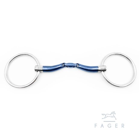 Milton anatomic sweet iron losse ring bradoon (Fager)