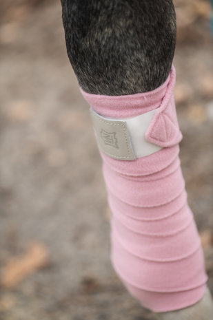 Blush Pink Mattes Fleece bandages 