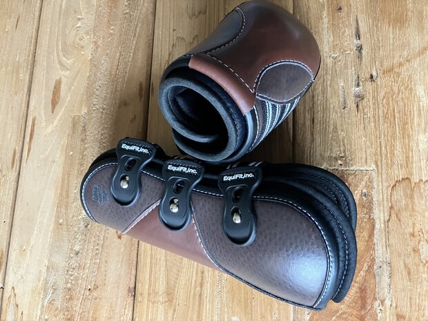 EQ-TEQ™ FRONT and back BOOT BROWN Custom equifit