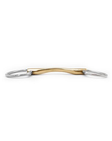 Owen Sweet Gold snaffle fixed rings Fager 