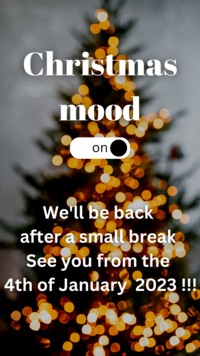 Christmas break ! 